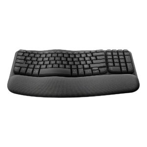 TECLADO LOGITECH ERGONOMICO WAVE KEYS CON REPOSAMANOS WIRELESS USB GRAPHITE
