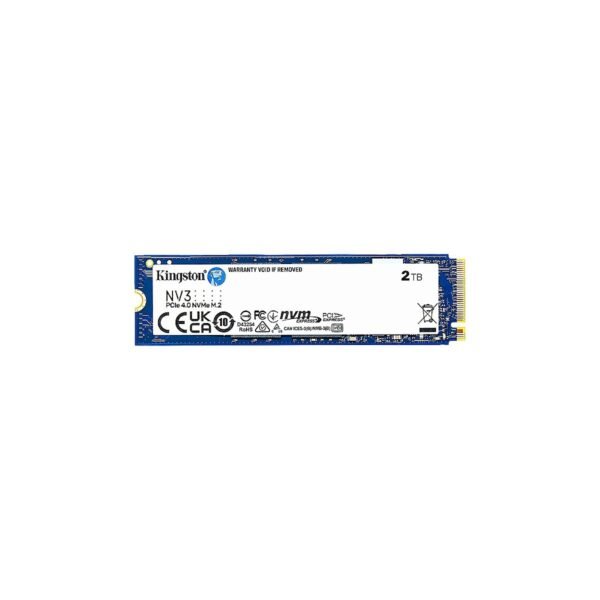 SSD KINGSTON/2TB NV3 M.2 2280 NVME SSD PCIE 4.0 UP TO 6000MBS