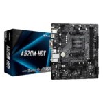 MBO ASROCK A520M-HDV AMD AM4 HDMI DVI-D 2XDDR4 12USB 4SATA3 PCIE3.0x16 M.2 mATX