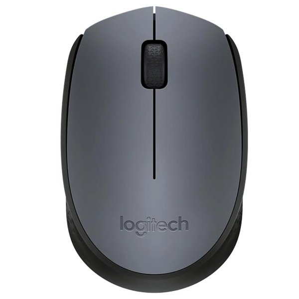 MOUSE LOGITECH M170 GRIS-NEGRO WIRELESS USB PLUG AND PLAY