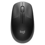 MOUSE LOGITECH M190 WIRELESS USB FULL SIZE CURVE DESING CHARCOAL