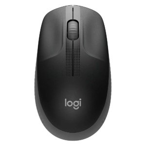 MOUSE LOGITECH M190 WIRELESS USB FULL SIZE CURVE DESING CHARCOAL
