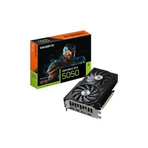 TARJETA DE VIDEO GIGABYTE/GEFORCE RTX 5050 WINDFORCE OC V2 8G GDDR6 PCIE 5.0 2587MHZ 550W