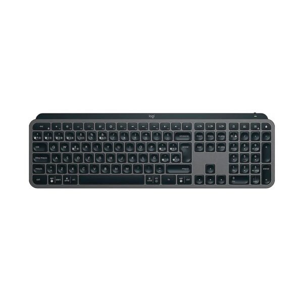 TECLADO LOGITECH MX KEYS S GRAFITO SPA USB LOGI BOLT-BT-MUL. DISP. - RECARG-RETR.ILUM