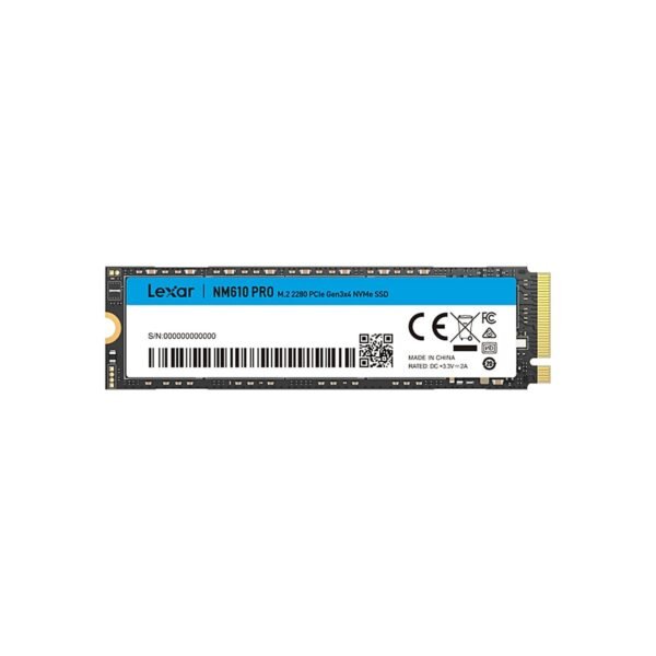 SSD/LEXAR NM610PRO M.2 2280 500G 0.5MS 3000MBS PCIE GEN3X4 NVME SSD