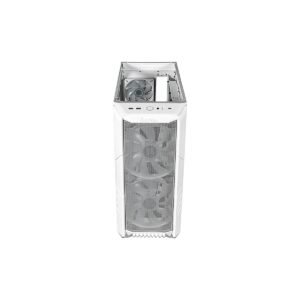 CASE COOLER MASTER/MID TOWER HAF 500 ATX USB TYPE C X2 ARGB FAN X1 WHITE