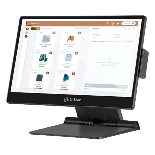 COMPUTADOR 3NSTAR AIO POS P7 I3 12TH GEN 8GB RAM 240GB SSD CAPACITIVE WI-FI BT W11 IOT ENT