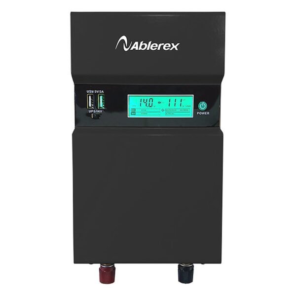 INVERSOR ABLEREX/AB-BNINV-1000 /1000VA/500W/120V/4 TOMAS/2 USB 5V 3AH