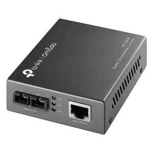 CONVERTIDOR TP-LINK MC200CM Gigabit Mult-Mode 110-100-1000Mbps RJ45 Port Ext. Fiber hasta 0.55Km