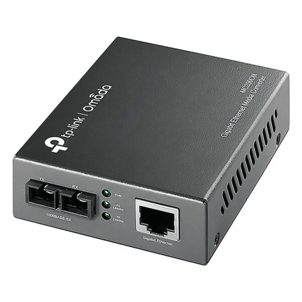 CONVERTIDOR TP-LINK MC200CM Gigabit Mult-Mode 110-100-1000Mbps RJ45 Port Ext. Fiber hasta 0.55Km