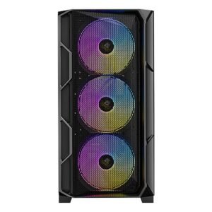 CASE ANTEC/AX1000 MID TOWER ARBG 3X140MM AT THE FRONT 1X140MM REAR 6PORT ARGB PWM FAN CONTROLLER