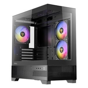 CASE ANTEC/CX500M BLACK ARGB MINI TOWER MICRO-ATX 2X120MM ARGB REVERSE FANS 1X120MM ARGB REAR