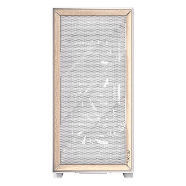 CASE ANTEC/FLUX WOOD WHITE MID TOWER 3X120MM IN FRONT 1X120MM REVERSE FAN 1X140MM REAR