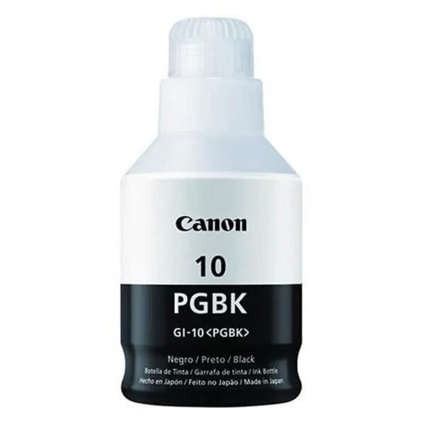 BOTELLA CANON GI10BK NEGRO GM2010/G6010 6000 PAG GI10BK