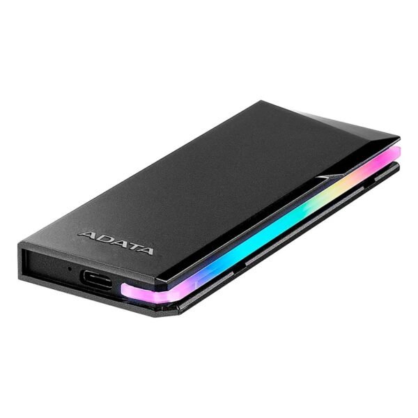 CASE ADATA FOR HDD-SSD EC700G M.2 PCIE-SATA USB3.2 GEN2 WITH RGB LIGHTING