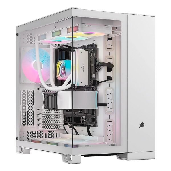 CASE CORSAIR ATX iCUE LINK 6500X RGB 3VEN. SYSTEM-HUB DOS-CAMARAS WHITE