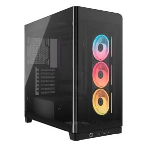CASE CORSAIR ATX 4500X LX-R RGB iCUE LINK Panoramic Glass 2USB3.2 HD-Audio Mid-Tower Black