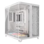 CASE CORSAIR ATX TRIPLE CAMARA ARGB AIR 5400 Tempered Glass 2USB3.2 HD-Audio Mid-Tower White
