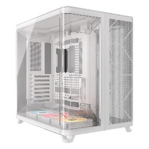 CASE CORSAIR ATX TRIPLE CAMARA ARGB AIR 5400 Tempered Glass 2USB3.2 HD-Audio Mid-Tower White
