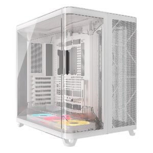 CASE CORSAIR ATX TRIPLE CAMARA AIR 5400 LX-R RGB iCUE LINK Tempered 2USB3.2 HD-Audio Mid-Tower White