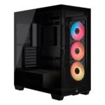 CASE CORSAIR ATX 3500X RS-R ARGB Panoramic Glass 2USB-C 2USB3.2 HD-Audio Mid-Tower Black