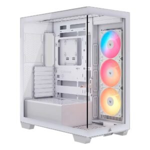 CASE CORSAIR ATX 3500X RS-R ARGB Panoramic Glass 2USB-C 2USB3.2 HD-Audio Mid-Tower White