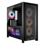 CASE CORSAIR ATX 4000D Pantalla Tactil XENEON 14.5 TEMPERED GLAS MID-TOWER CASE N-PS 4VEN-RGB NEGRO