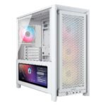 CASE CORSAIR ATX 4000D Pantalla Tactil XENEON 14.5 TEMPERED GLAS MID-TOWER CASE N-PS 4VEN-RGB WHITE