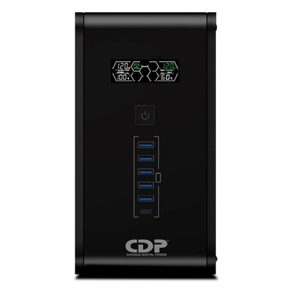 UPS CDP INTERACTIVO R-SMART1210 / 1200VA - 720W / 5 TOMAS AVR - 5 SUP / 120VCA