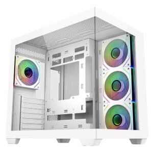CASE COOLER MASTER/MID TOWER ELITE681 WHITE 1X120MM ARGB 3X120MM SIDE MOUNT 1XUSB TYPE C