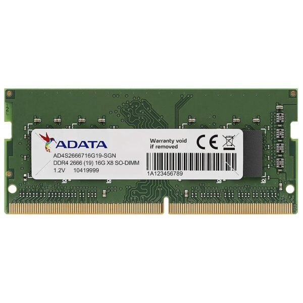 SO-DIMM ADATA 16GB PC-2666 DDR4 SINGLE TRAY SO-DIMM2666X816GBI