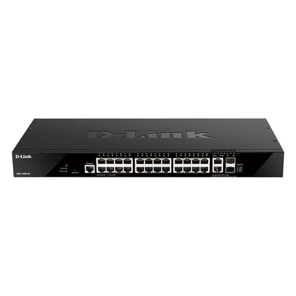 SWITCHES D-LINK DGS-1520-28 NON POE 28 PTOS/2 PTOS 10G SFP PLUS/2 PTOS 10GBASE-T