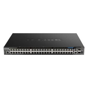 SWITCHES D-LINK DGS-1520-52MP POE 48PTOS/2 PTOS 10G SFP PLUS/2 PTOS 10GBASE-T