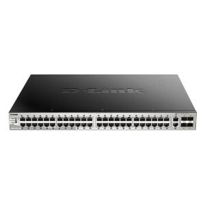 SWITCH POE D-LINK DGS-3130-54PS/48 PTOS. POE/2 PTOS. SFP+ 10G/4 PTOS. 10G SFP+/370W/L3/VLAN
