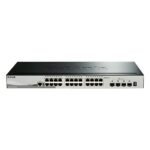 SWITCH D-LINK DGS-1510-28X 24 PTOS. GIGABIT + 4 PTOS SFP+ L2+ VLAN CAP.128GBPS 19