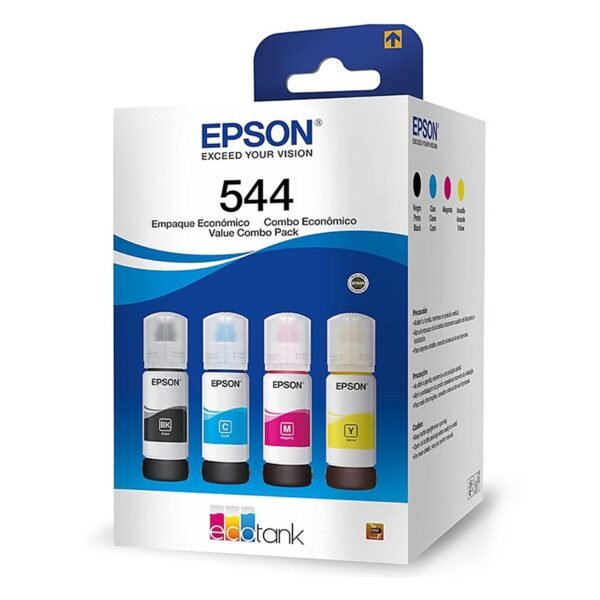 BOTELLAS EPSON T544 PACK 4 NEGRO/CYAN/MAGENTA/AMARILLO L3110/L3150