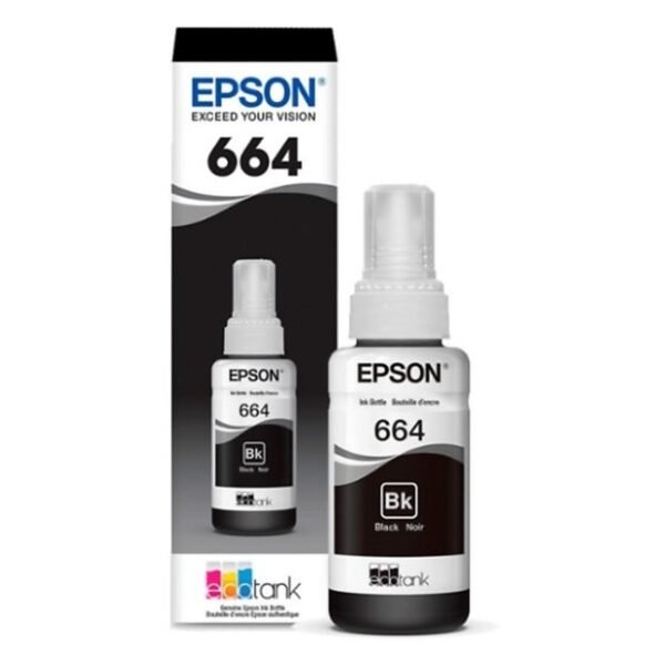 BOTELLA EPSON T664 NEGRO L110/L200/L210/L350/L35 4000 PAG T664120-AL