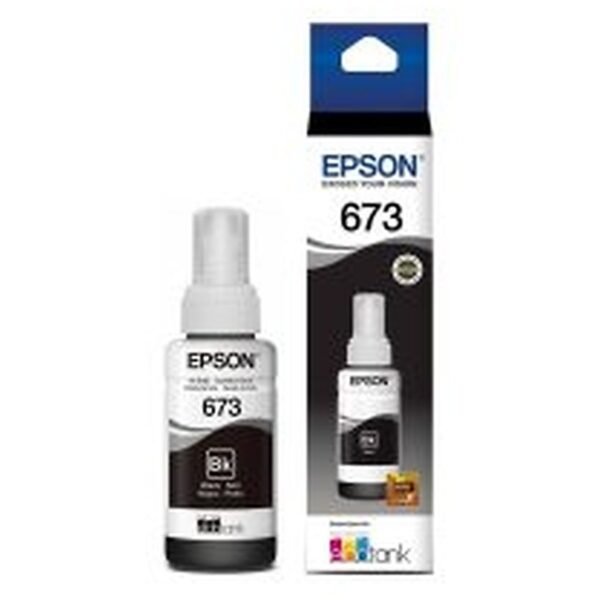 BOTELLA EPSON T673 NEGRO L800 4000 PAG T673120-AL