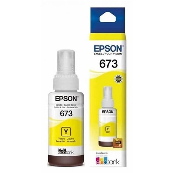 BOTELLA EPSON T673 AMARILLO L800 4000 PAG T673420-AL