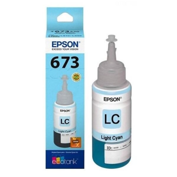 BOTELLA EPSON T673 LIGHT CYAN L800 4000 PAGS T673520-AL