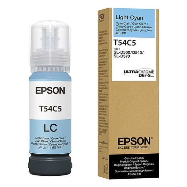 CONSUMIBLE EPSON/T54C LT CYAN ULTRACHOME D6R-S SL-D570 70ML T54C520