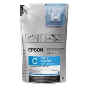 TINTA EPSON DS741 CYAN ULTRACHROME F6200/F7200/F9200/F9370 6 LITROS T741220