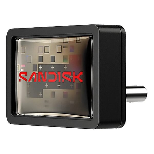 FLASH MEMORY SANDISK 128GB Extreme Fit USB-C Interface USB 3.2 Gen 1 Hasta 400MB-s Black