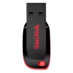 FLASH MEMORY SANDISK 32GB Cruzer Blade USB-A 2.0 Black-Red