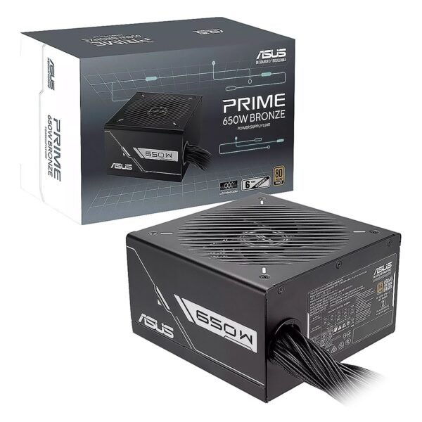 Fuente de Poder Asus PRIME-650W BLACK ATX12V 80Plus Bronze