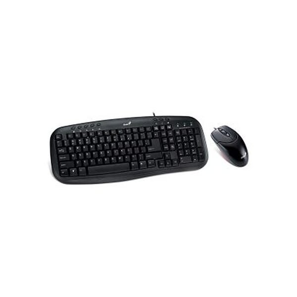 COMBO TECLADO Y MOUSE GENIUS KM-200 USB NEGRO