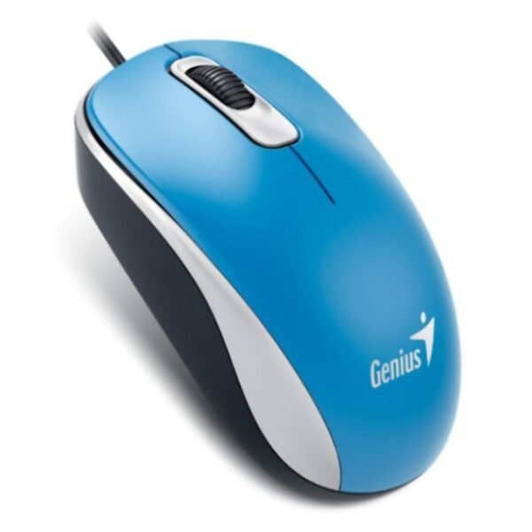 MOUSE USB GENIUS DX-110 AZUL/3 BOTONES/1000DPI/WINDOWS Y MAC