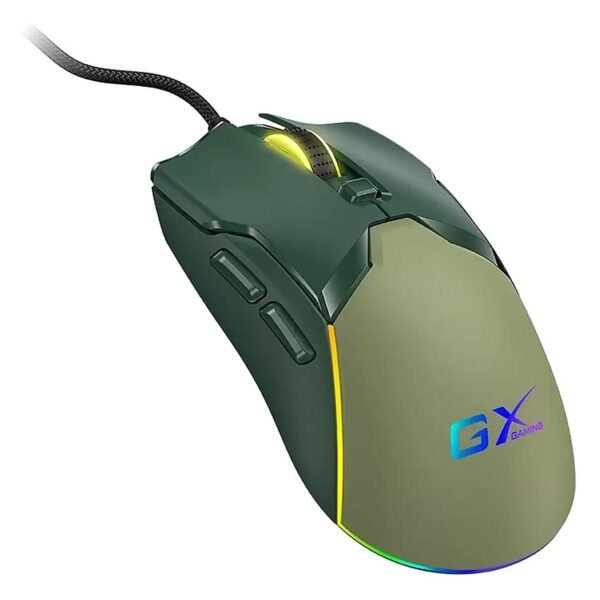 MOUSE GENIUS/GAMING SCORPION M700 ARMY GREEN RGB /6 BOTONES / DPI 800 A 7200