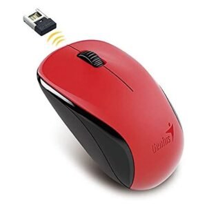 MOUSE WIRELESS GENIUS NX-7000 ROJO / BLUEEYE/ RF 2.4GHZ / PILA AA / WIN Y MAC 31030027403