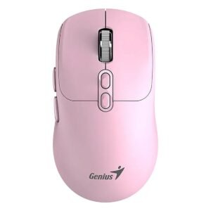 MOUSE GENIUS/NX-8080S WIRELESS Y BT ROSADO/AI COPILOT /7 BOTONES /1600 DPI /PILA AA /WIN MAC CHROM
